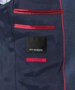 ROY ROBSON Anzug S00050571004400+295400/A450 Slim Fit, Schurwolle Super100 wasserabweisend, Dunkelblau, Blau -Anzüge & Westen Verkäufe 337801 norm6