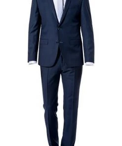 ROY ROBSON Anzug S00050581594800+295400/A410 Slim Fit, Schurwolle Super100, Navy meliert, Navy