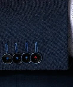 ROY ROBSON Anzug S00050581594800+295400/A410 Slim Fit, Schurwolle Super100, Navy meliert, Navy -Anzüge & Westen Verkäufe 337804 norm4