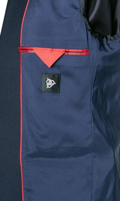 ROY ROBSON Anzug 050631594900+1704100+1295400/A410 Anzug mit Weste, Slim Fit, Schurwolle Super100 wasserabweisend, Dunkelblau gemustert, Dunkelblau 8 ROY ROBSON Anzug 050631594900+1704100+1295400/A410 Anzug mit Weste, Slim Fit, Schurwolle Super100 wasserabweisend, Dunkelblau gemustert, Dunkelblau – Bild 6