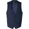 ROY ROBSON Weste S05050351704100/A410 Slim Fit, Schurwolle Super100 wasserabweisend, Dunkelblau gemustert, Dunkelblau