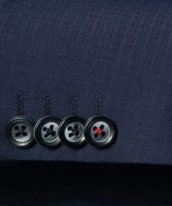 ROY ROBSON Anzug 050351594900+1704100+1295400/A410 Anzug mit Weste, Slim Fit, Schurwolle wasserabweisend, Dunkelblau meliert, Dunkelblau -Anzüge & Westen Verkäufe 338560 norm5