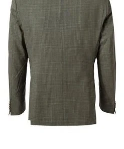 EDUARD DRESSLER Anzug 55002/6421+01/3315/67 Shaped Fit, Schurwolle-Leinen halbgefüttert, Khaki meliert, Khaki -Anzüge & Westen Verkäufe 339760 norm3