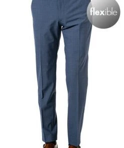 JOOP! Hose Blayr 30021671/450 Slim Fit, Schurwolle, Blau meliert, Blau