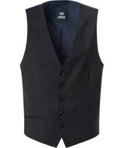 Strellson Weste Ves 30022107/001 Schurwolle, Schwarz