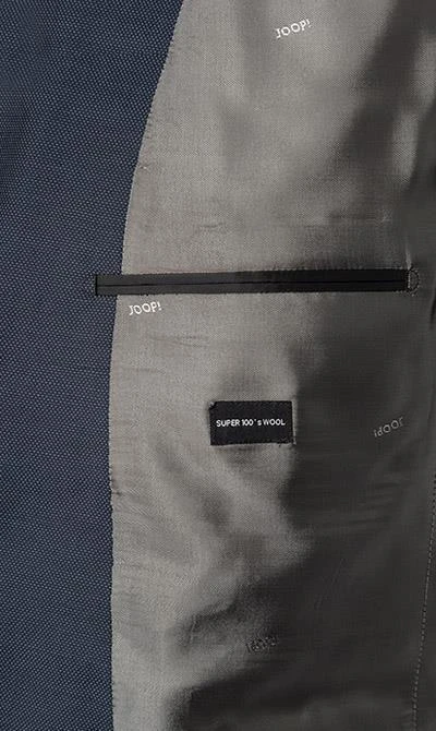 JOOP! Anzug Herby-Blayr 30021562+563/443 Slim Fit, Schurwolle Super100, Tiefblau 7 JOOP! Anzug Herby-Blayr 30021562+563/443 Slim Fit, Schurwolle Super100, Tiefblau – Bild 5