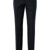 BOSS Hose Phil 50421819/402 Extra Slim Fit, Schurwolle, Schwarz, Dunkelblau