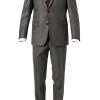 Carl Gross Anzug 40-016N0/324972+339603/52 Schurwolle, Anthrazit meliert, Anthrazit
