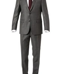 Carl Gross Anzug 40-016N0/324972+339603/52 Schurwolle, Anthrazit meliert, Anthrazit