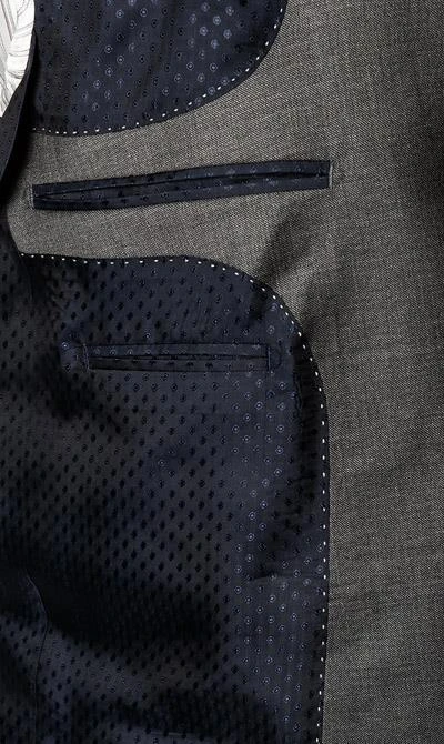 Carl Gross Anzug 40-016N0/324972+339603/52 Schurwolle, Anthrazit meliert, Anthrazit 8 Carl Gross Anzug 40-016N0/324972+339603/52 Schurwolle, Anthrazit meliert, Anthrazit – Bild 6