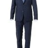 Strellson Anzug Aron-Maser 30020958+957/402 Slim Fit, Schurwolle Super100, Dunkelblau kariert , Dunkelblau -Anzüge & Westen Verkäufe 341326 norm