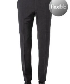 Strellson Hose Mercer 30016221/019 Slim Fit, Schurwolle, Graphitgrau meliert , Graphitgrau