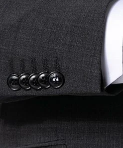 Strellson Anzug Allen-Mercer 30018430+16221/019 Slim Fit, Schurwoll-Stretch, Graphitgrau meliert , Graphitgrau -Anzüge & Westen Verkäufe 341333 norm4