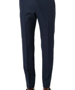 Strellson Hose Mercer 30020628/430 Slim Fit, Schurwolle, Dunkelblau , Dunkelblau