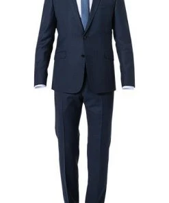 Strellson Anzug Allen-Mercer 30020627+628/430 Slim Fit, Schurwolle, Dunkelblau , Dunkelblau