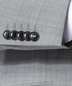 Strellson Anzug Allen-Mercer 30021890+891/035 Slim Fit, Schurwoll-Stretch, Mittelgrau , Mittelgrau -Anzüge & Westen Verkäufe 341368 norm4