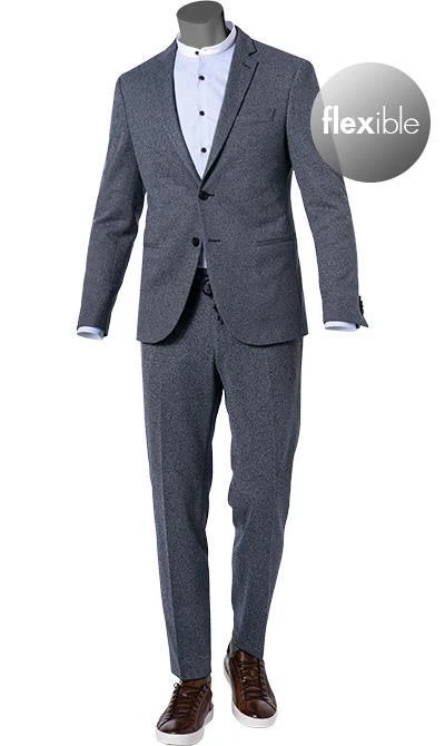 BOSS Anzug Norwin/Banks 50427078/7089/407 Anzug Norwin-Banks, Slim Fit, Jersey, Dunkelblau meliert, Dunkelblau 4 BOSS Anzug Norwin/Banks 50427078/7089/407 Anzug Norwin-Banks, Slim Fit, Jersey, Dunkelblau meliert, Dunkelblau – Bild 2