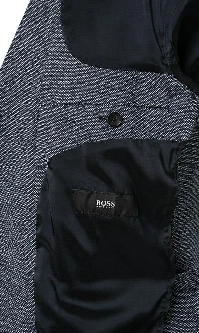 BOSS Anzug Norwin/Banks 50427078/7089/407 Anzug Norwin-Banks, Slim Fit, Jersey, Dunkelblau meliert, Dunkelblau 8 BOSS Anzug Norwin/Banks 50427078/7089/407 Anzug Norwin-Banks, Slim Fit, Jersey, Dunkelblau meliert, Dunkelblau – Bild 6