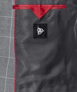 ROY ROBSON Anzug 000021140225400+1232500/H050 Slim Fit, Schurwolle Super110, Grau kariert, Grau -Anzüge & Westen Verkäufe 341846 norm5