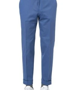 BOSS Hose Perin 50427343/479 Slim Fit, Baumwolle, Blau