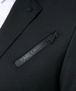 KARL LAGERFELD Anzug 255033+155233/10/501083/990 Schurwoll-Stretch, Schwarz -Anzüge & Westen Verkäufe 342191 norm4