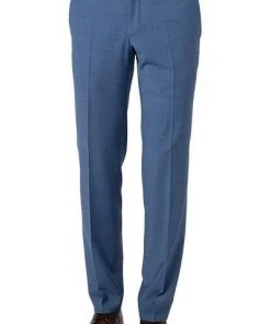 Daniel Hechter Hose 40855/100125/650 Modern Fit, Schurwolle waschbar, Kornblumenblau gemustert , Kornblumenblau
