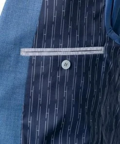 Daniel Hechter Anzug 40825+40855/100125/650 Modern Fit, Schurwoll-Stretch waschbar, Kornblumenblau gemustert, Kornblumenblau -Anzüge & Westen Verkäufe 343040 norm5