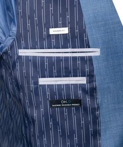 Daniel Hechter Anzug 40825+40855/100125/650 Modern Fit, Schurwoll-Stretch waschbar, Kornblumenblau gemustert, Kornblumenblau -Anzüge & Westen Verkäufe 343040 norm6