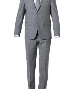 Daniel Hechter Anzug 40204+40254/100121/920 Modern Fit, Schurwoll-Stretch, Grau meliert , Grau