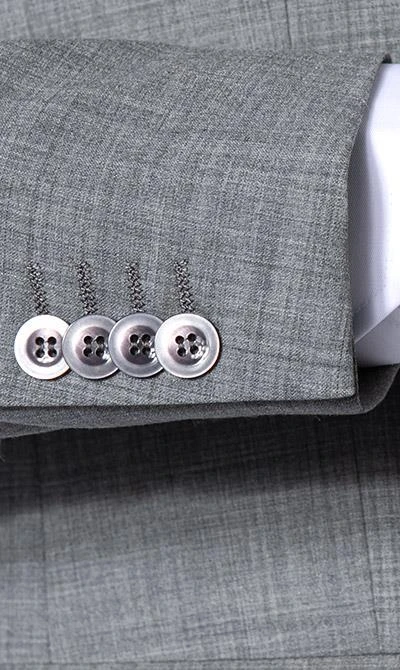 Daniel Hechter Anzug 40204+40254/100121/920 Modern Fit, Schurwoll-Stretch, Grau meliert , Grau 6 Daniel Hechter Anzug 40204+40254/100121/920 Modern Fit, Schurwoll-Stretch, Grau meliert , Grau – Bild 4