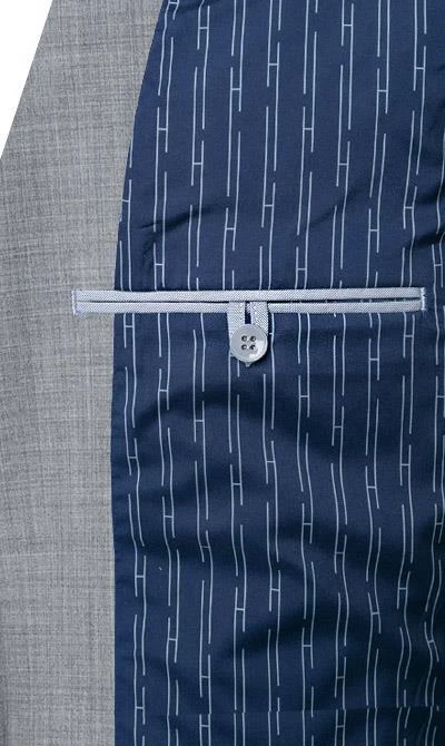 Daniel Hechter Anzug 40204+40254/100121/920 Modern Fit, Schurwoll-Stretch, Grau meliert , Grau 7 Daniel Hechter Anzug 40204+40254/100121/920 Modern Fit, Schurwoll-Stretch, Grau meliert , Grau – Bild 5