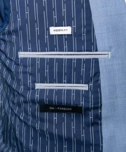 Daniel Hechter Anzug 40204+40254/100123/620 Modern Fit, Schurwoll-Stretch, Hellblau meliert, Hellblau -Anzüge & Westen Verkäufe 343059 norm6