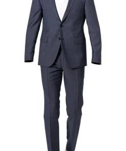 JOOP! Anzug Herby-Blayr 30021562+563/427 Slim Fit, Schurwolle Super100, Blau