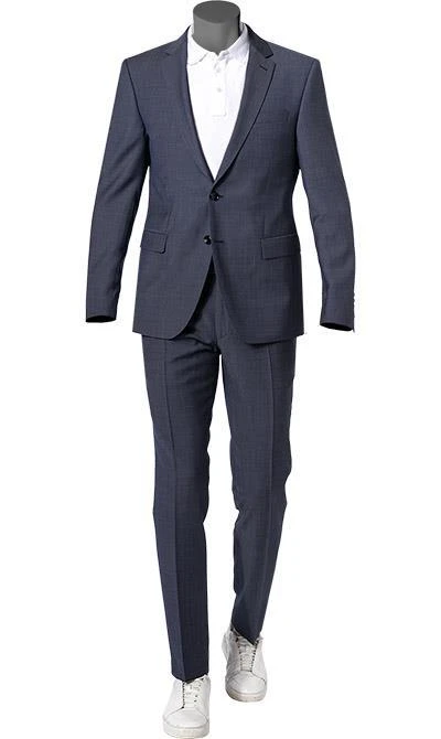 JOOP! Anzug Herby-Blayr 30021562+563/427 Slim Fit, Schurwolle Super100, Blau 3 JOOP! Anzug Herby-Blayr 30021562+563/427 Slim Fit, Schurwolle Super100, Blau