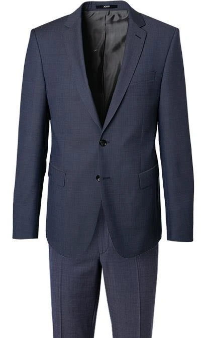 JOOP! Anzug Herby-Blayr 30021562+563/427 Slim Fit, Schurwolle Super100, Blau 4 JOOP! Anzug Herby-Blayr 30021562+563/427 Slim Fit, Schurwolle Super100, Blau – Bild 2