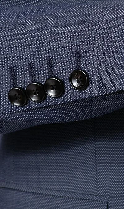 JOOP! Anzug Herby-Blayr 30021562+563/427 Slim Fit, Schurwolle Super100, Blau 6 JOOP! Anzug Herby-Blayr 30021562+563/427 Slim Fit, Schurwolle Super100, Blau – Bild 4