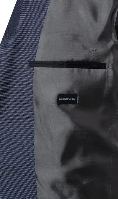 JOOP! Anzug Herby-Blayr 30021562+563/427 Slim Fit, Schurwolle Super100, Blau 7 JOOP! Anzug Herby-Blayr 30021562+563/427 Slim Fit, Schurwolle Super100, Blau – Bild 5