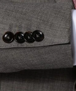 Carl Gross Anzug 40-016N0/324972+339603/71 Schurwolle, Taupe meliert, Taupe -Anzüge & Westen Verkäufe 344261 norm4