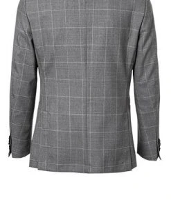 Windsor Anzug Garon+Santio 30019703+30019518/030 Anzug Garon-Santio, Shaped Fit, Schurwolle, Grau kariert, Grau -Anzüge & Westen Verkäufe 344745 norm3