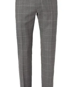 Windsor Anzug Garon+Santio 30019703+30019518/030 Anzug Garon-Santio, Shaped Fit, Schurwolle, Grau kariert, Grau -Anzüge & Westen Verkäufe 344745 norm7