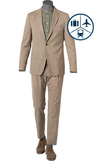 Strellson Anzug Acon-Saturn 30021809+20936/265 Slim Fit, Schurwoll-Stretch, Braun meliert, Braun 3 Strellson Anzug Acon-Saturn 30021809+20936/265 Slim Fit, Schurwoll-Stretch, Braun meliert, Braun