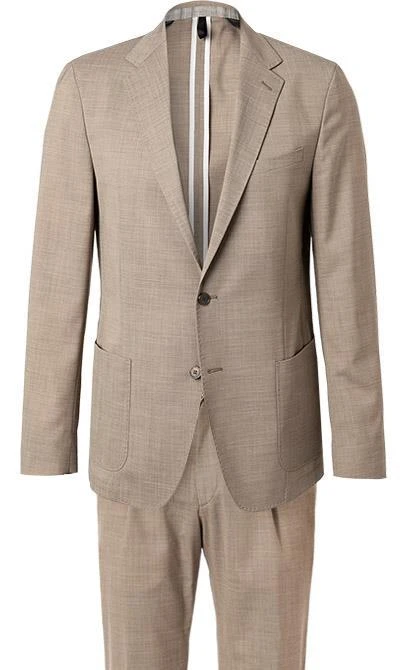 Strellson Anzug Acon-Saturn 30021809+20936/265 Slim Fit, Schurwoll-Stretch, Braun meliert, Braun 4 Strellson Anzug Acon-Saturn 30021809+20936/265 Slim Fit, Schurwoll-Stretch, Braun meliert, Braun – Bild 2