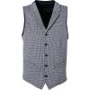 DIGEL Weste Evert-ST 1102329/160050/24 Modern Fit, Baumwolle, Dunkelblau gemustert, Weiß-dunkelblau -Anzüge & Westen Verkäufe 345378 norm
