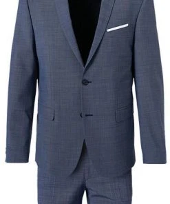 Pierre Cardin Anzug 52261+72240/810/75231/3350 Regular Fit, Schurwoll-Stretch Futureflex, Blau meliert, Blau -Anzüge & Westen Verkäufe 346802 norm2