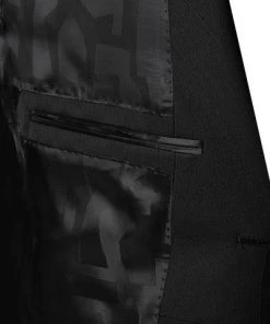 BOSS Anzug Nihen-Phil 50421778+1819/402 Smoking Nihen-Phil, Extra Slim Fit, Schurwolle, Schwarz, Dunkelblau -Anzüge & Westen Verkäufe 346916 norm6