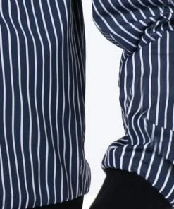 BOSS Anzug Nolwin-Pepe 50433868+33016/402 Slim Fit, Baumwolle, Dunkelblau gestreift, Dunkelblau -Anzüge & Westen Verkäufe 348036 norm4