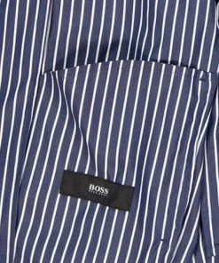 BOSS Anzug Nolwin-Pepe 50433868+33016/402 Slim Fit, Baumwolle, Dunkelblau gestreift, Dunkelblau -Anzüge & Westen Verkäufe 348036 norm5