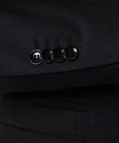 CINQUE Anzug 2219+2119-1543/99 Anzug Cicastell, Super Slim, Schurwoll-Stretch, Schwarz, Anthrazit -Anzüge & Westen Verkäufe 348415 norm4