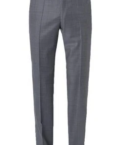 EDUARD DRESSLER Hose Jeff 00720/3B25/41 Shaped Fit, Schurwolle Super110, Dunkelblau meliert, Graublau -Anzüge & Westen Verkäufe 348794 norm2