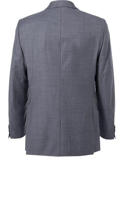 EDUARD DRESSLER Anzug 00720/6B01+3B25/41 Shaped Fit, Schurwolle Super110, Graublau meliert, Graublau 5 EDUARD DRESSLER Anzug 00720/6B01+3B25/41 Shaped Fit, Schurwolle Super110, Graublau meliert, Graublau – Bild 3